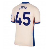 Maglia Calcio Chelsea Romeo Lavia #45 Seconda Divisa 2024-25 Manica Corta